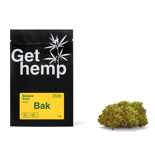 "Banana Kush" CBD Hemp Flowers (CBD 25% Max)