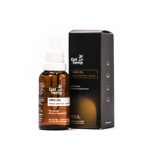"Gold" CBD Oil 1000mg Broad Spectrum