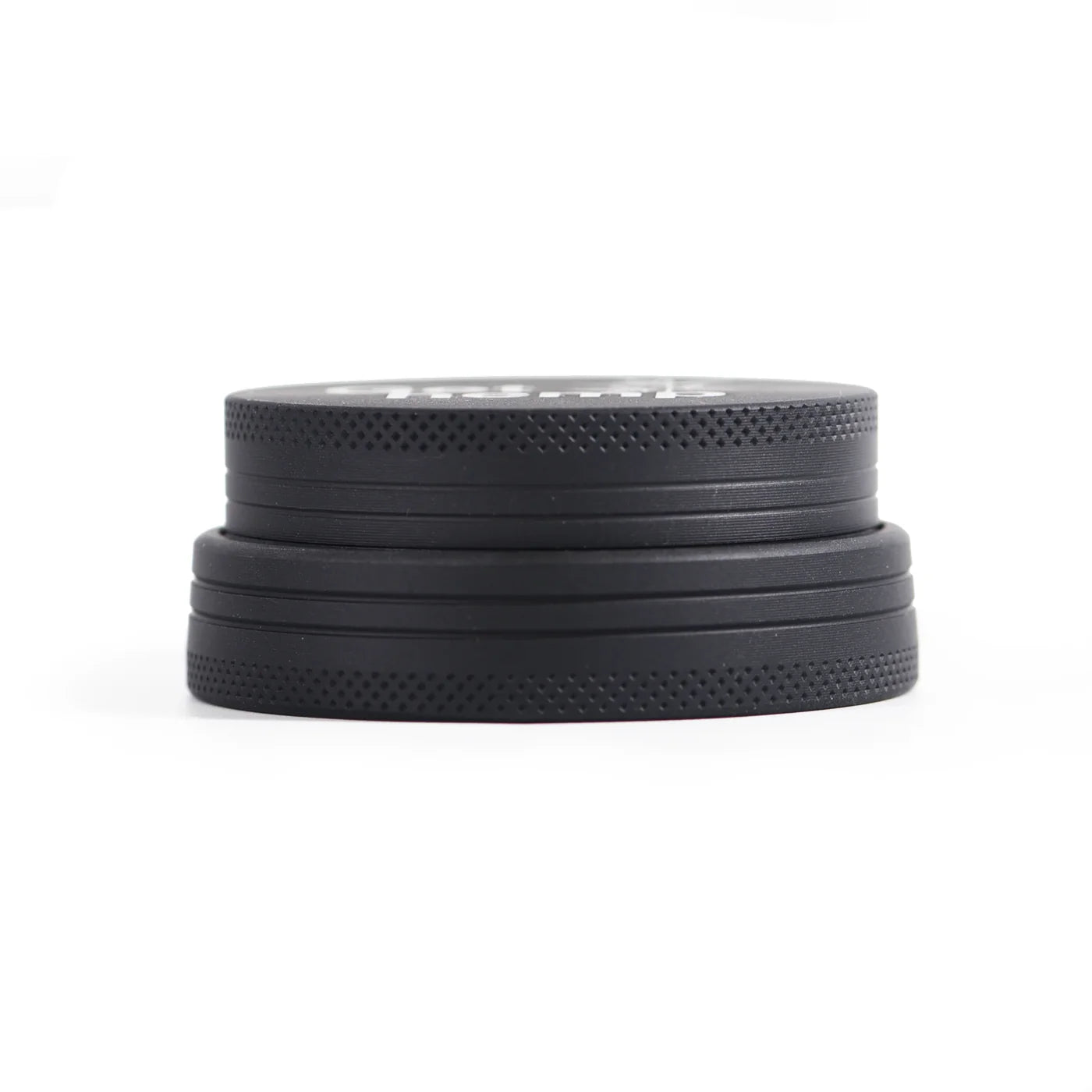 Herb Grinder, 2.5 inch (63.5mm), 4 Piece, Black Aluminum