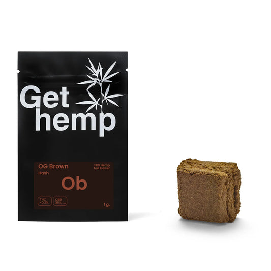"OG Brown" CBD Hash (CBD 35% MAX)