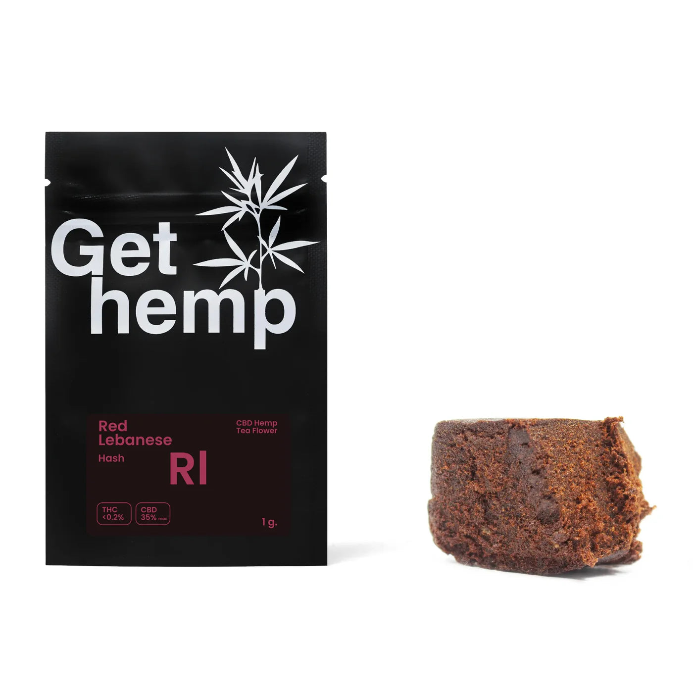 "Red Lebanese" CBD Hash (CBD 35% MAX)