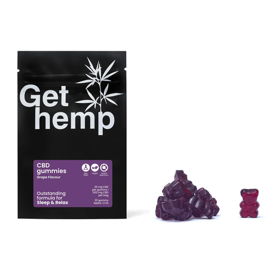CBD Gummies for Sleep with Chamomile & Grape